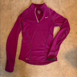 Work out quarter zip